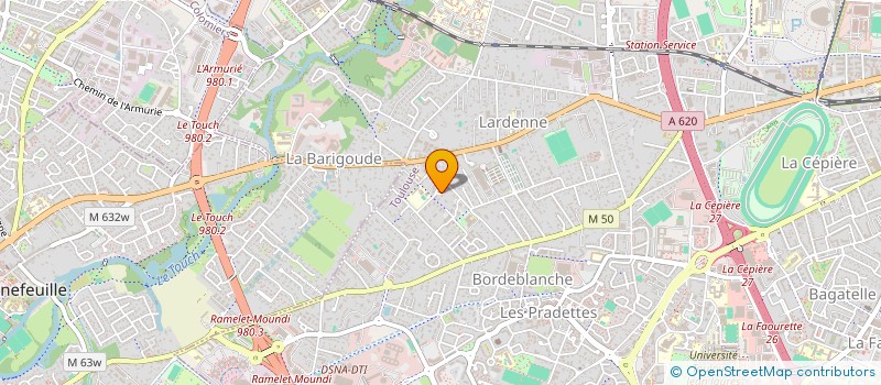 localisation de l'entreprise SCI PAHIN à TOULOUSE
