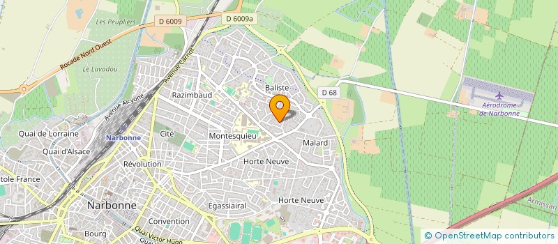 localisation de l'entreprise SCI PAHUCAM  NARBONNE