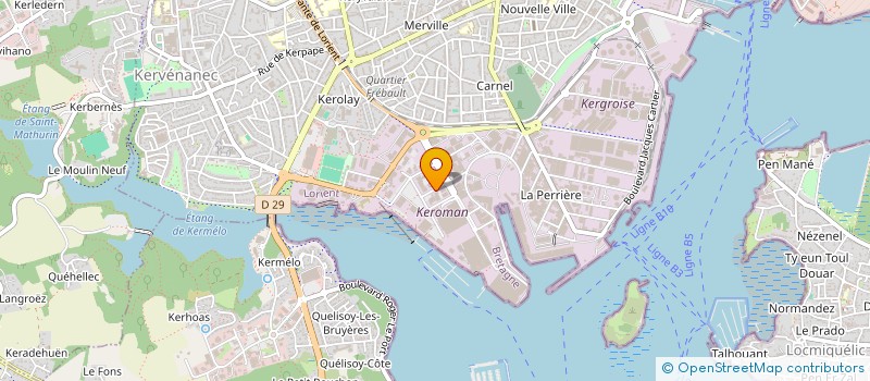 localisation de l'entreprise SCI PAIA  LORIENT