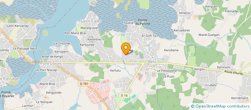 localisation de l'entreprise SCI PAIA  BELZ