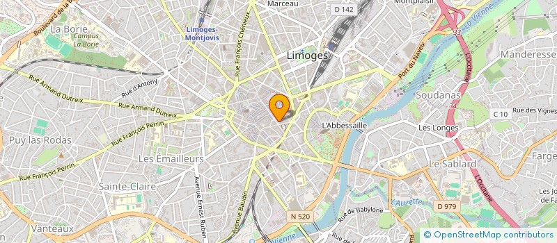 localisation de l'entreprise SCI PAICHA à LIMOGES