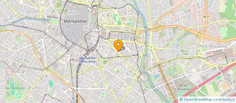 localisation de l'entreprise SCI PAILLADE 5 à MONTPELLIER