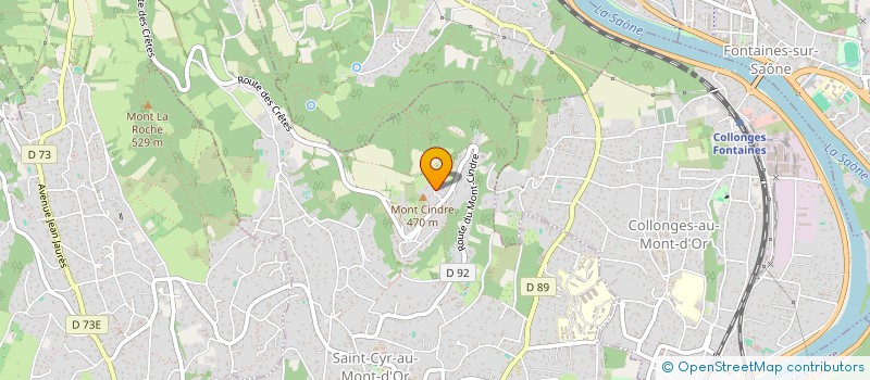 localisation de l'entreprise SCI PAILLASSEUR  SAINT CYR AU MONT D OR