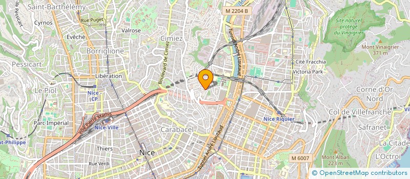 localisation de l'entreprise SCI PAILLASSO à NICE