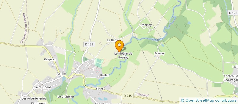 localisation de l'entreprise SCI PAILLAT SIGNAL  ARDIN