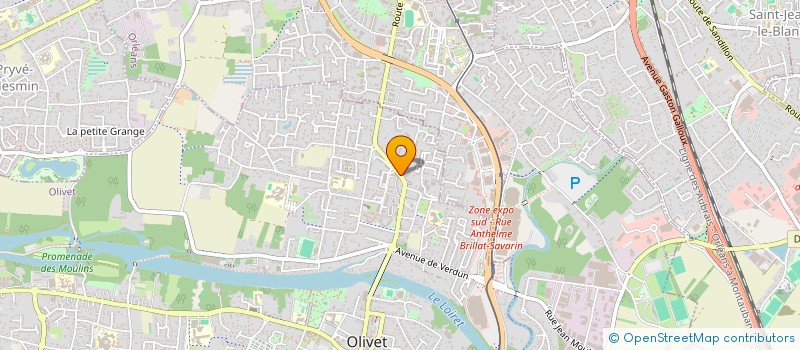 localisation de l'entreprise SCI PAILLE-BAUDONCOURT à OLIVET