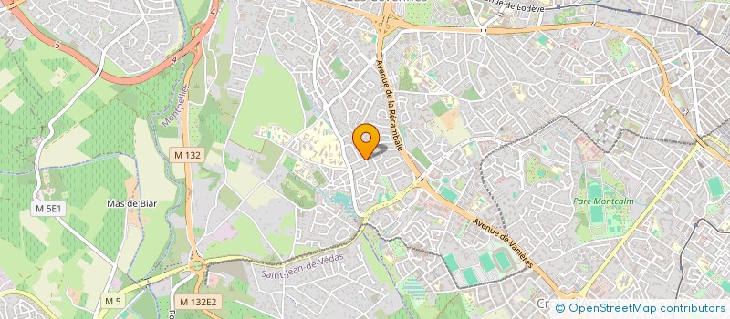 localisation de l'entreprise SCI PAILLE EN QUEUE  MONTPELLIER