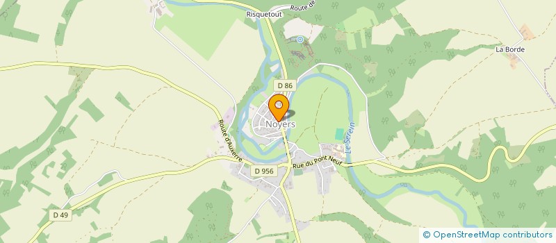 localisation de l'entreprise SCI PAILLOT à NOYERS