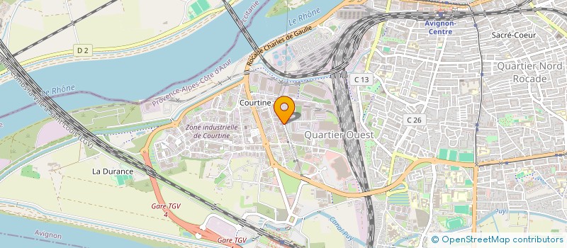 localisation de l'entreprise SCI PAILLOTS  AVIGNON