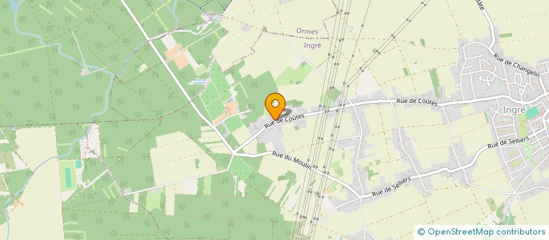 localisation de l'entreprise SCI PAILLY 17  INGRE
