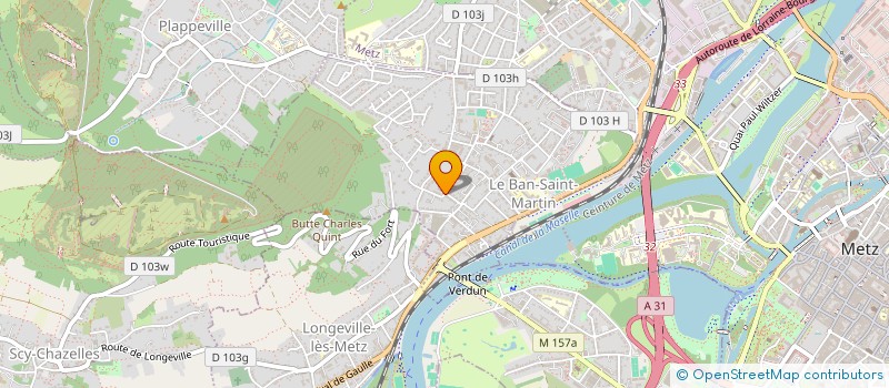localisation de l'entreprise SCI PAIMMOGA à LE BAN-SAINT-MARTIN