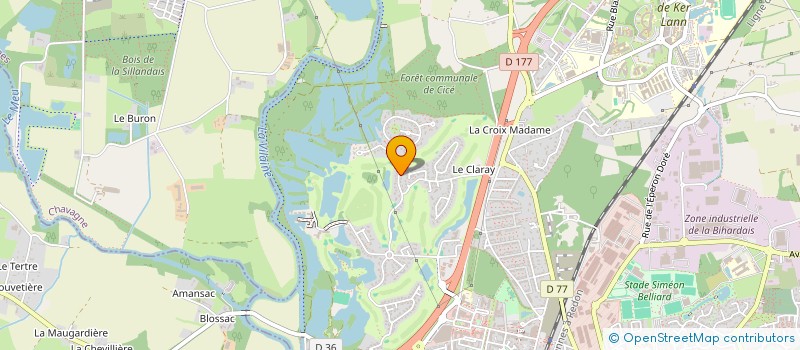 localisation de l'entreprise SCI PAIMPOL  BRUZ