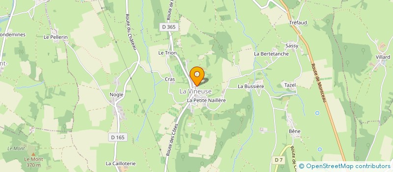 localisation de l'entreprise SCI PAIN BENIT  SIGY-LE-CHATEL