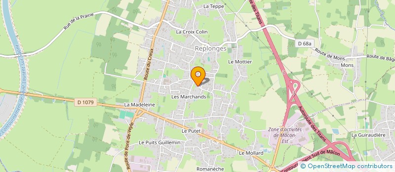 localisation de l'entreprise SCI PAIN BLANC à REPLONGES