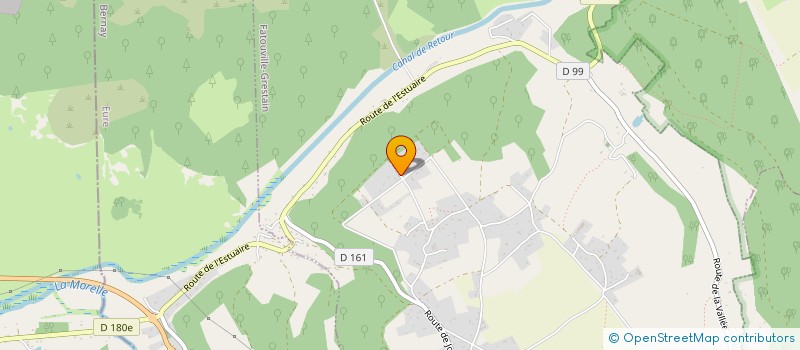 localisation de l'entreprise SCI PAIN ET FANTAISIES  FATOUVILLE-GRESTAIN