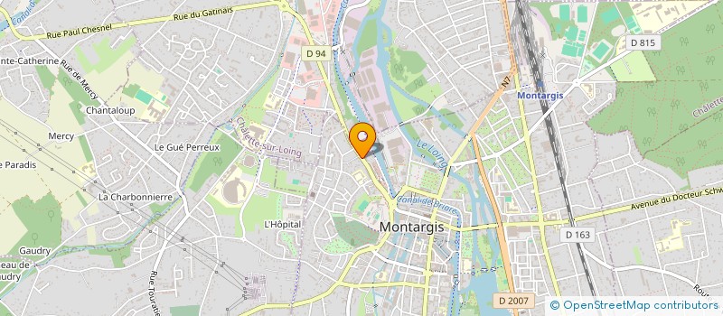 localisation de l'entreprise SCI PAINLEVE MAUPASSANT à MONTARGIS