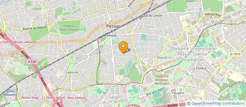 localisation de l'entreprise SCI PAINTHOUSE  PESSAC