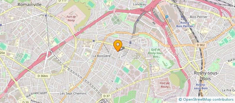 localisation de l'entreprise SCI PAIREDEFAMILLE à MONTREUIL