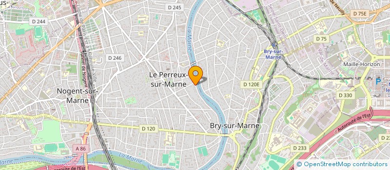 localisation de l'entreprise SCI PAIRES & MERS  LE PERREUX-SUR-MARNE