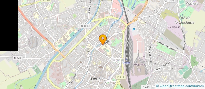 localisation de l'entreprise SCI PAISIBLE à DOUAI