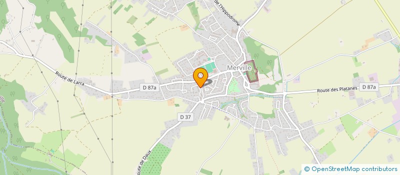 localisation de l'entreprise SCI PAIVA SDN  MERVILLE