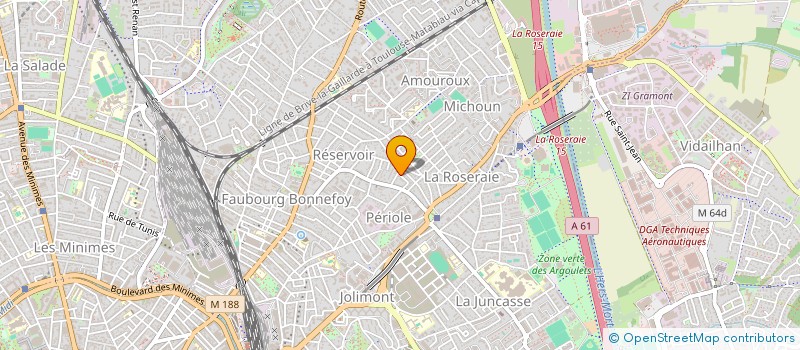 localisation de l'entreprise SCI PAIX à TOULOUSE