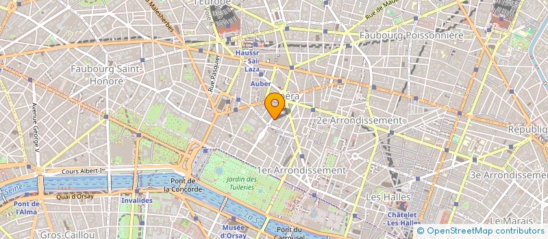 localisation de l'entreprise SCI PAIX VENDOME  PARIS