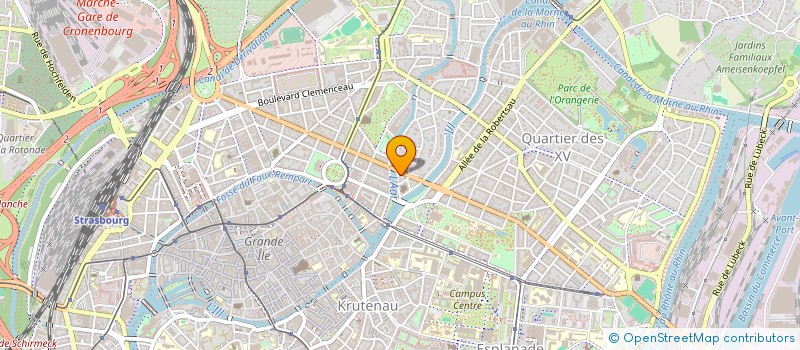 localisation de l'entreprise SCI PAIX2012  STRASBOURG