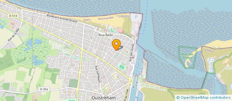 localisation de l'entreprise SCI PAIXMATHIEU  OUISTREHAM