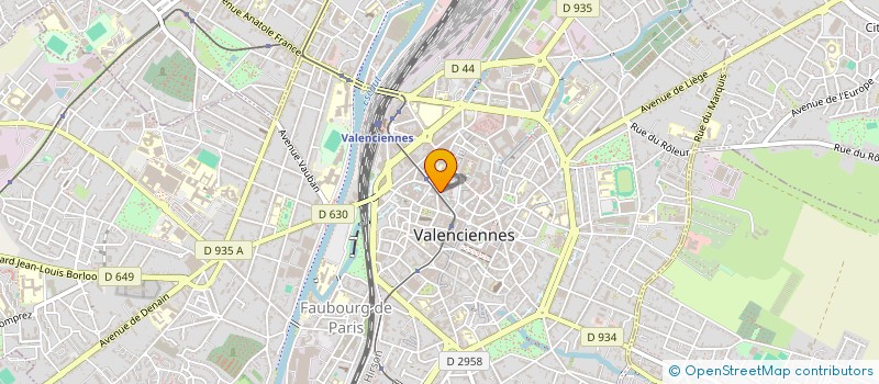 localisation de l'entreprise SCI PAJ  VALENCIENNES