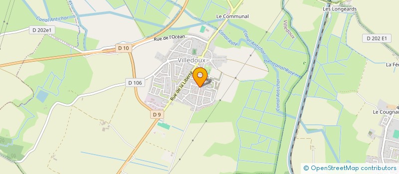 localisation de l'entreprise SCI PAJ  VILLEDOUX