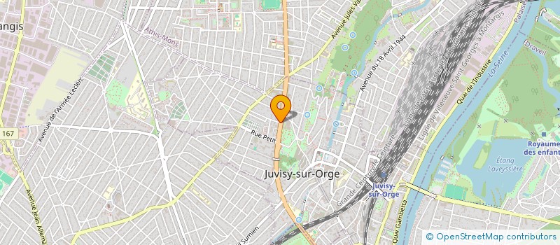 localisation de l'entreprise SCI PAJ'IMMO  JUVISY-SUR-ORGE