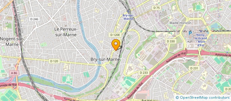 localisation de l'entreprise SCI PAJA à BRY-SUR-MARNE