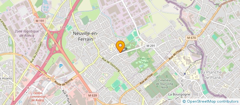 localisation de l'entreprise SCI PAJA à NEUVILLE-EN-FERRAIN