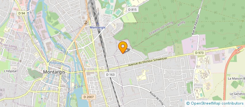 localisation de l'entreprise SCI PAJAC à AMILLY