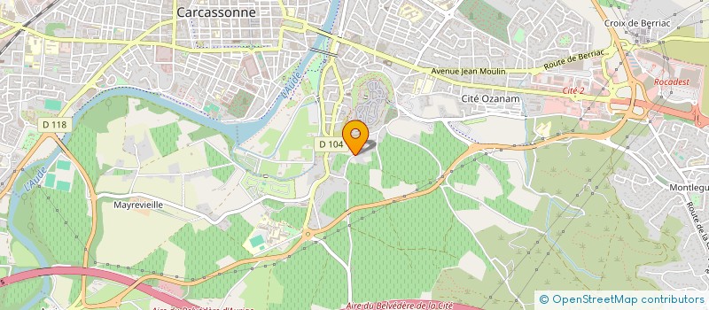 localisation de l'entreprise SCI PAJAD à CARCASSONNE