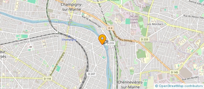 localisation de l'entreprise SCI PAJAFRA à SAINT-MAUR-DES-FOSSES