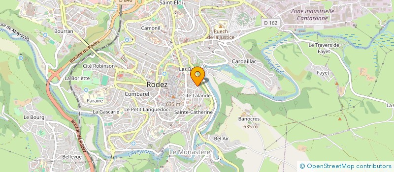 localisation de l'entreprise SCI PAJAM  RODEZ