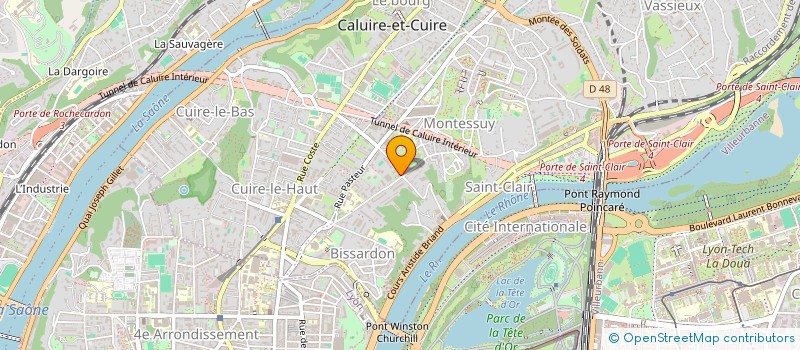 localisation de l'entreprise SCI PAJAMALU  CALUIRE-ET-CUIRE