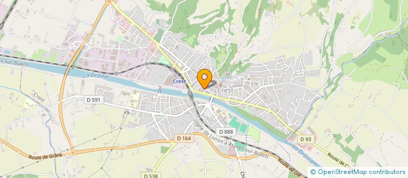 localisation de l'entreprise SCI PAJE  CREST