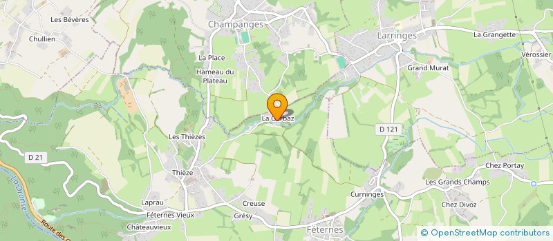 localisation de l'entreprise SCI PAJE  FETERNES