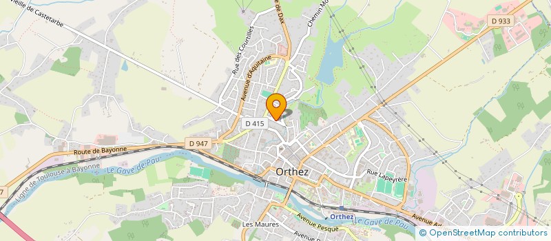 localisation de l'entreprise SCI PAJE  ORTHEZ