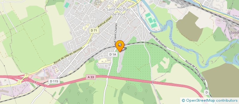 localisation de l'entreprise SCI PAJEA  SAINT NICOLAS DE PORT