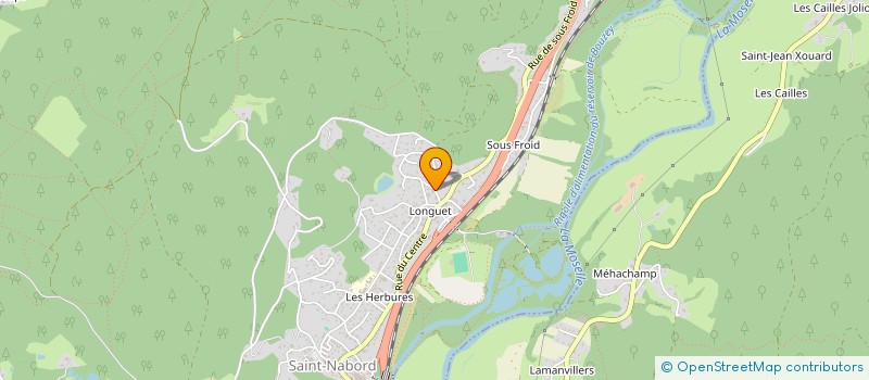 localisation de l'entreprise SCI PAJECI  SAINT-NABORD