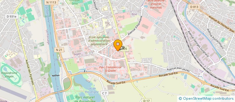 localisation de l'entreprise SCI PAJES  PONT-DU-CASSE