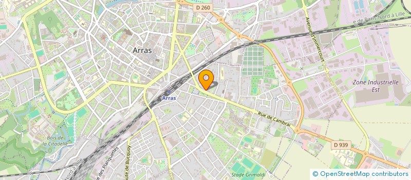 localisation de l'entreprise SCI PAJIC POURRIER à ARRAS