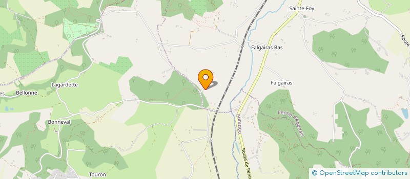 localisation de l'entreprise SCI PAJO  PENNE-D'AGENAIS