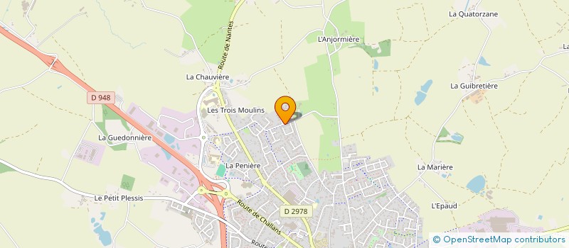 localisation de l'entreprise SCI PAJODEON  AIZENAY