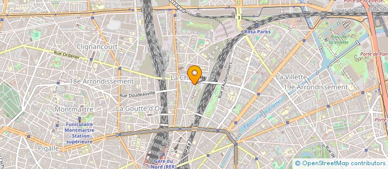 localisation de l'entreprise SCI PAJOL  PARIS