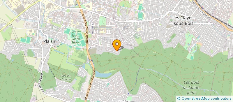 localisation de l'entreprise SCI PAJOSEPHA  PLAISIR